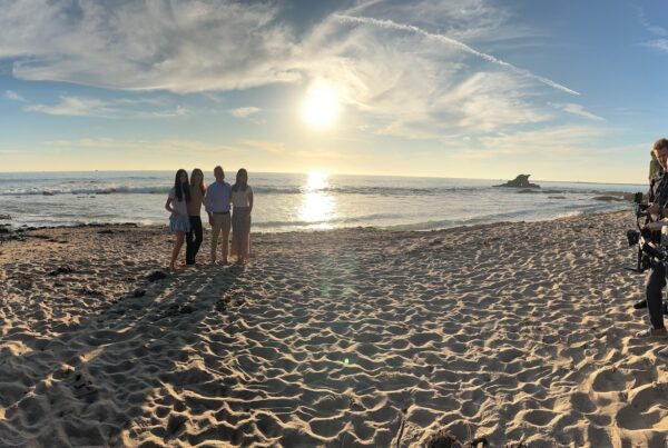 authentic marketing video produced at the beach