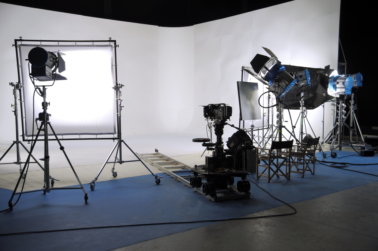 video production studio cyclorama