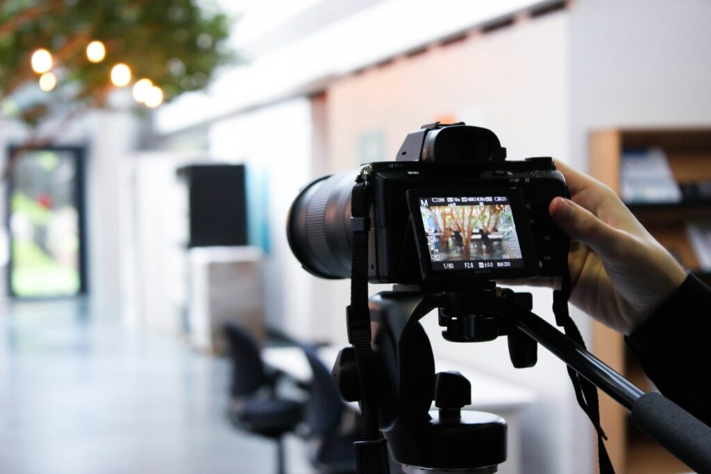 Professional videography for product launch