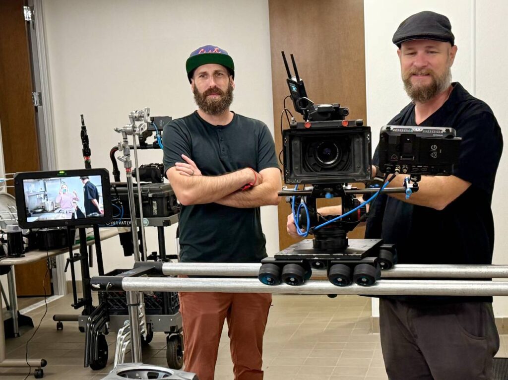 Vdeo shoot in the city of Orange, CA