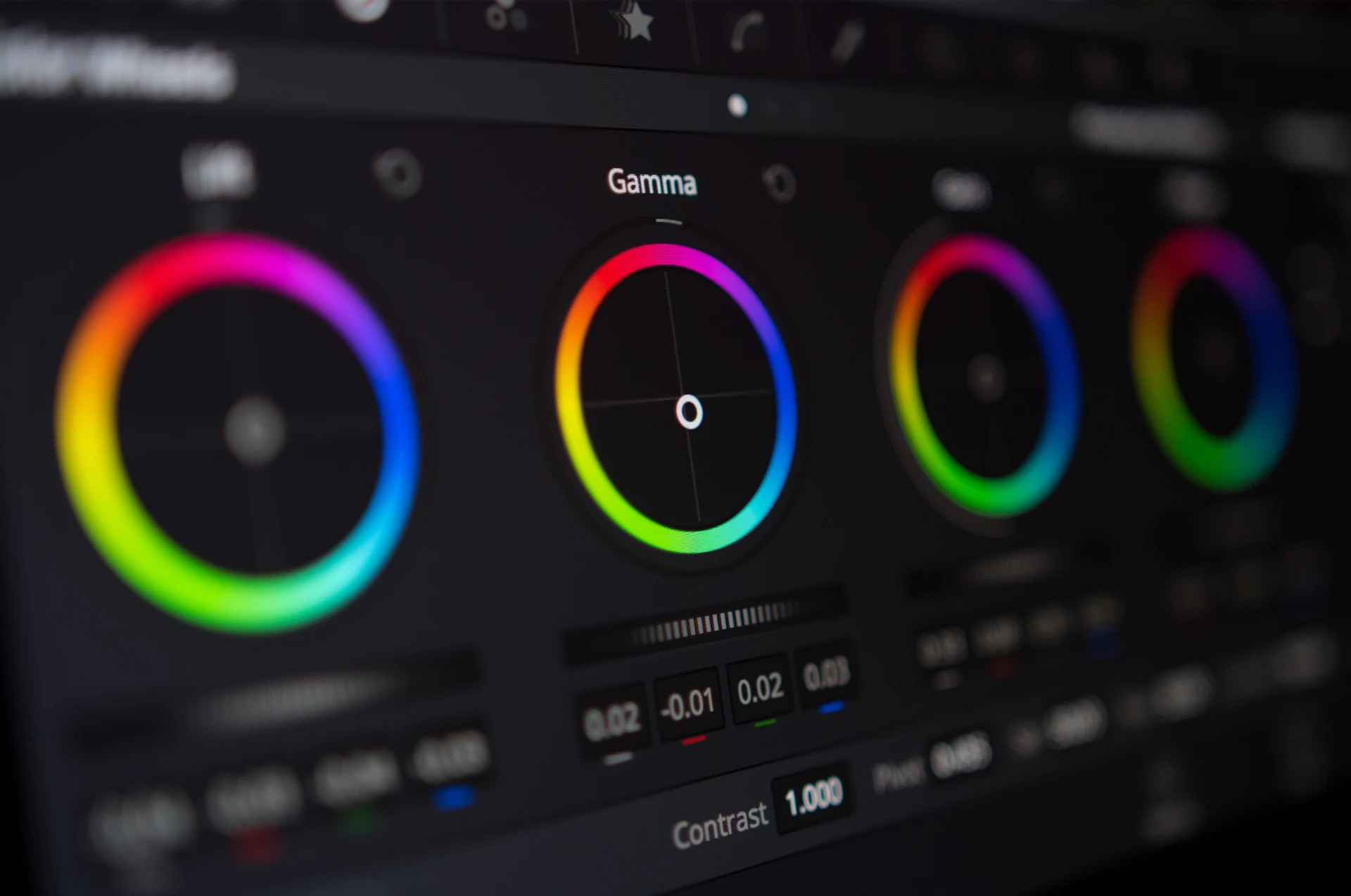 Color Grading Software Control